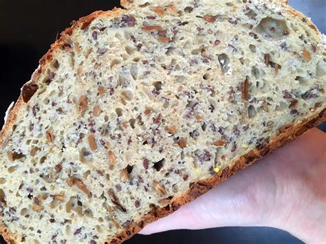 Flax and Sunflower Seed Bread